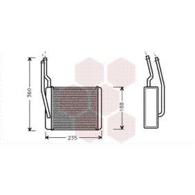 Wärmetauscher, Innenraumheizung 18006272 von VAN WEZEL günstig für 37,80 € online kaufen