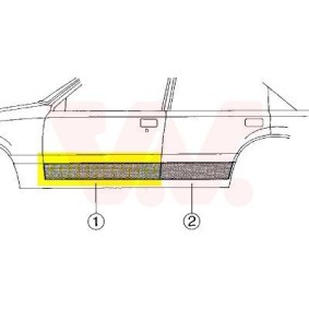 Acquista Componenti per portiera da VAN WEZEL online per Uno Hatchback (146_) a prezzi moderati