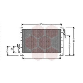 Acquista Condensatore climatizzatore da VAN WEZEL 07005015 a buon mercato per soli 74,69 €