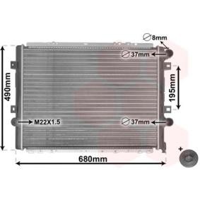 Acquista Radiatore motore da VAN WEZEL 43002264 a buon mercato per soli 168,75 €