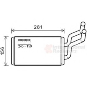 Comprar Radiador de calefacción de VAN WEZEL 37006569 a bajo precio de 315,45 €