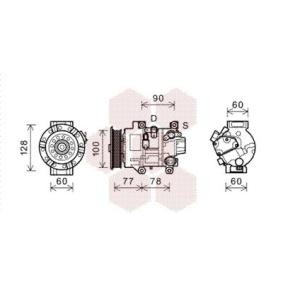 Achetez des Compresseur de climatisation VAN WEZEL 5300K584 à prix pour 653,16 €