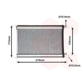 Wärmetauscher, Innenraumheizung 06006344 von VAN WEZEL günstig für 67,95 € online kaufen