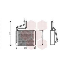 Wärmetauscher, Innenraumheizung 18006286 von VAN WEZEL günstig für 67,95 € online kaufen
