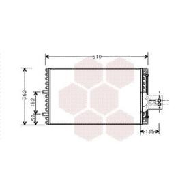 Achetez des Condenseur, climatisation VAN WEZEL 09005099 à prix pour 71,46 €