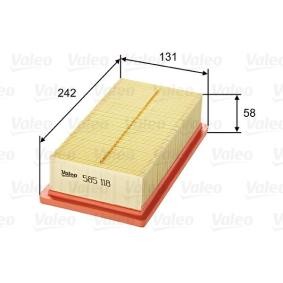 Luftfilter 585118 von VALEO günstig für 9,59 € online kaufen