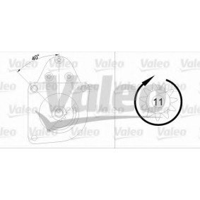 Köp Startmotor av VALEO 436035 till det låga priset 6891,56 kr
