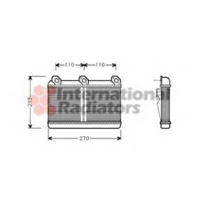Wärmetauscher, Innenraumheizung 06006023 von VAN WEZEL günstig für 143,07 € online kaufen