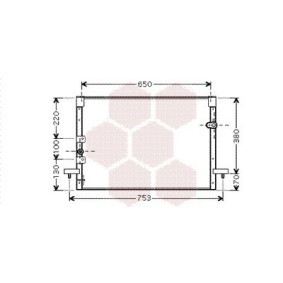 Compre Condensador de ar condicionado de VAN WEZEL online para Previa / Estima (_R1_, _R2_) a preços moderados