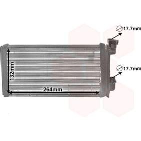 Wärmetauscher, Innenraumheizung 06006022 von VAN WEZEL günstig für 44,19 € online kaufen