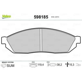Compre Pastillas de freno de VALEO online para Carry IX Camión de plataforma / Chasis a precios moderados