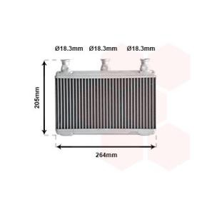 Wärmetauscher, Innenraumheizung 06006341 von VAN WEZEL günstig für 55,52 € online kaufen