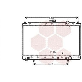 Kjøp Radiator, motorkjøling av VAN WEZEL 32002044 til den lave prisen 2657,46 NOK