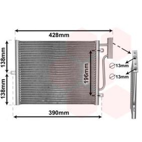 Acquista Condensatore climatizzatore da VAN WEZEL 74005038 a buon mercato per soli 95,19 €