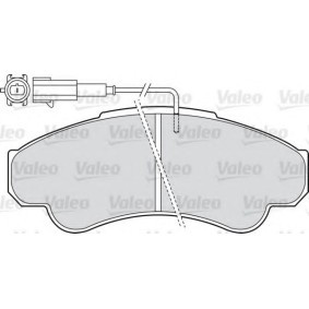 Bremsbeläge für AUDI von VALEO