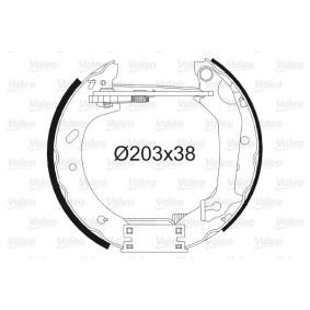 Bremsensatz, Trommelbremse 554766 von VALEO günstig für 136,16 € online kaufen