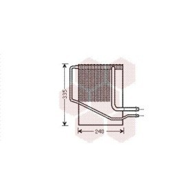 Acquista Evaporatore climatizzatore da VAN WEZEL 0700V099 a buon mercato per soli 145,94 €
