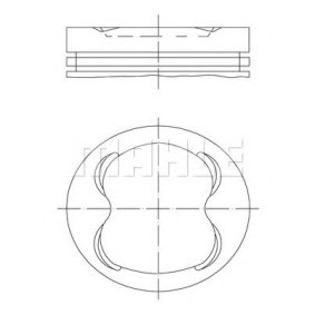 Kolben 6074501 von MAHLE ORIGINAL günstig für 118,54 € online kaufen