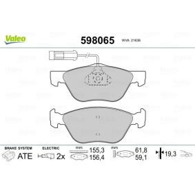 Bremsbeläge 598065 von VALEO günstig für 29,91 € online kaufen