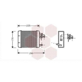 Acquista Radiatore riscaldamento da VAN WEZEL online per Panda Hatchback (141_) a prezzi moderati