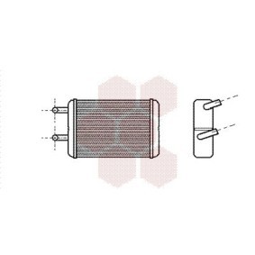 Compre Permutador de calor, aquecimento do habitáculo da VAN WEZEL 53006133 a um preço baixo por 333,88 €