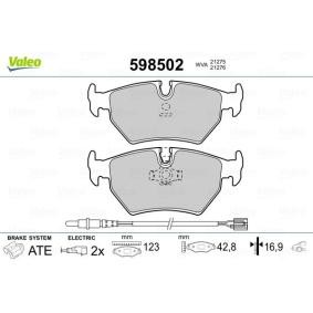 Bremsbeläge 598502 von VALEO günstig für 35,26 € online kaufen
