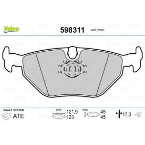 Bremsbeläge 598311 von VALEO günstig für 24,85 € online kaufen