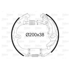 Bremsensatz, Trommelbremse 554880 von VALEO günstig für 156,92 € online kaufen