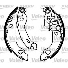 Bremsensatz, Trommelbremse 554629 von VALEO günstig für 110,56 € online kaufen