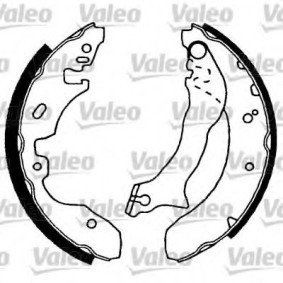 Bremsensatz, Trommelbremse 554767 von VALEO günstig für 211,01 € online kaufen