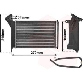 Wärmetauscher, Innenraumheizung 06006005 von VAN WEZEL günstig für 44,31 € online kaufen