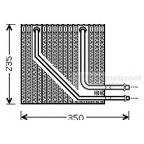 Klimaverdampfer des Herstellers VAN WEZEL - Originalware Artikelnummer: 4300V407