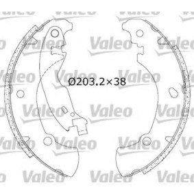 Bremsensatz, Trommelbremse 554818 von VALEO günstig für 212,17 € online kaufen