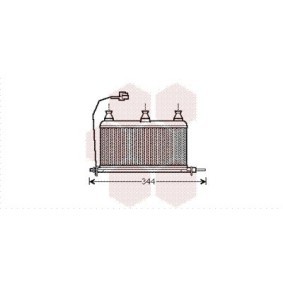 Wärmetauscher, Innenraumheizung 06006352 von VAN WEZEL günstig für 656,51 € online kaufen