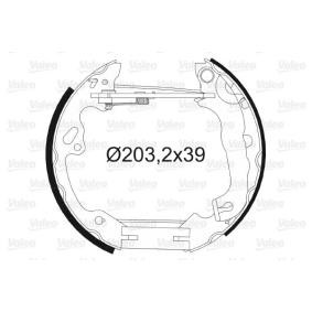 Bremsensatz, Trommelbremse 554857 von VALEO günstig für 105,57 € online kaufen