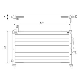 Acquista Condensatore climatizzatore da VALEO 818060 a buon mercato per soli 265,86 €