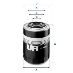 Ölfilter für LADA von UFI