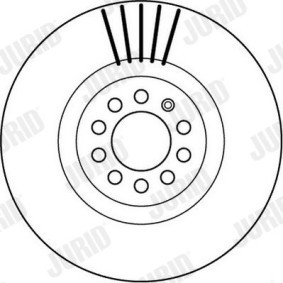 Bremsscheibe für SKODA von JURID