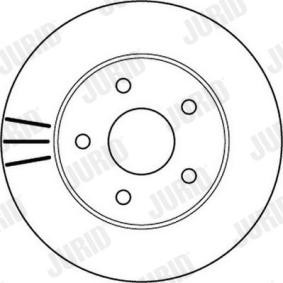 Bremsscheibe 562147JC von JURID günstig für 50,51 € online kaufen