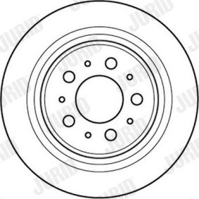 Bremsscheibe 562166J von JURID günstig für 47,93 € online kaufen