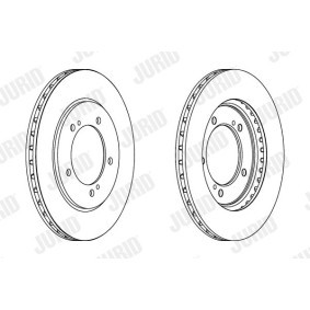 Bremsscheibe 562445J von JURID günstig für 161,37 € online kaufen