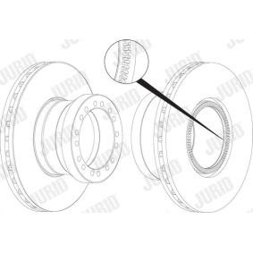 Bremsscheibe 569128J DAF von JURID
