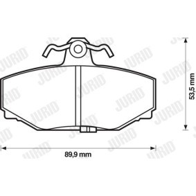 Acquista Kit pastiglie freni da JURID 571351J a buon mercato per soli 33,25 €