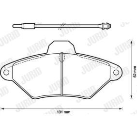 Bremsbeläge 571757J von JURID günstig für 24,15 € online kaufen