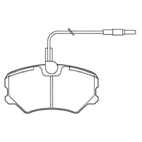 Bremsbeläge für CITROËN von JURID