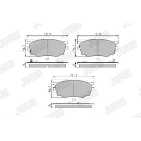 Bremsbeläge 572444J von JURID günstig für 36,53 € online kaufen