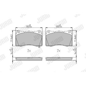 Bremsbeläge 572508J von JURID günstig für 45,07 € online kaufen