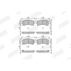 Bremsbeläge 572628J von JURID günstig für 41,13 € online kaufen