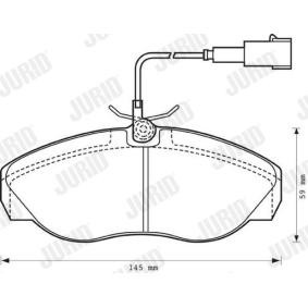 Bremsbeläge 573060J von JURID günstig für 38,55 € online kaufen