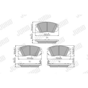 Bremsbeläge 573269J von JURID günstig für 36,21 € online kaufen